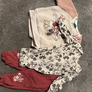 Disney Baby Cream and Pink Sweater